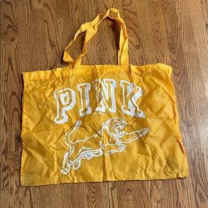 PINK Victoria's Secret Bold Yellow Tote